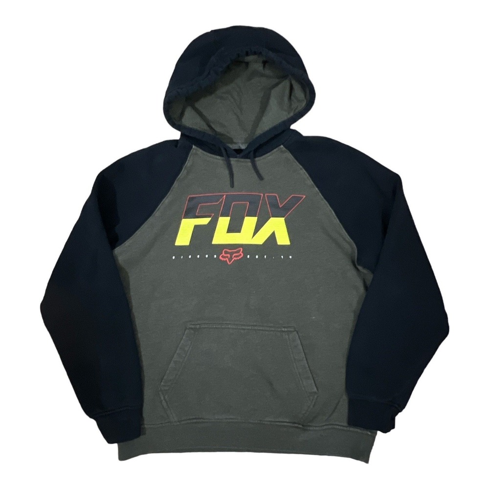 FOX RACING hoodie mens LARGE mlt